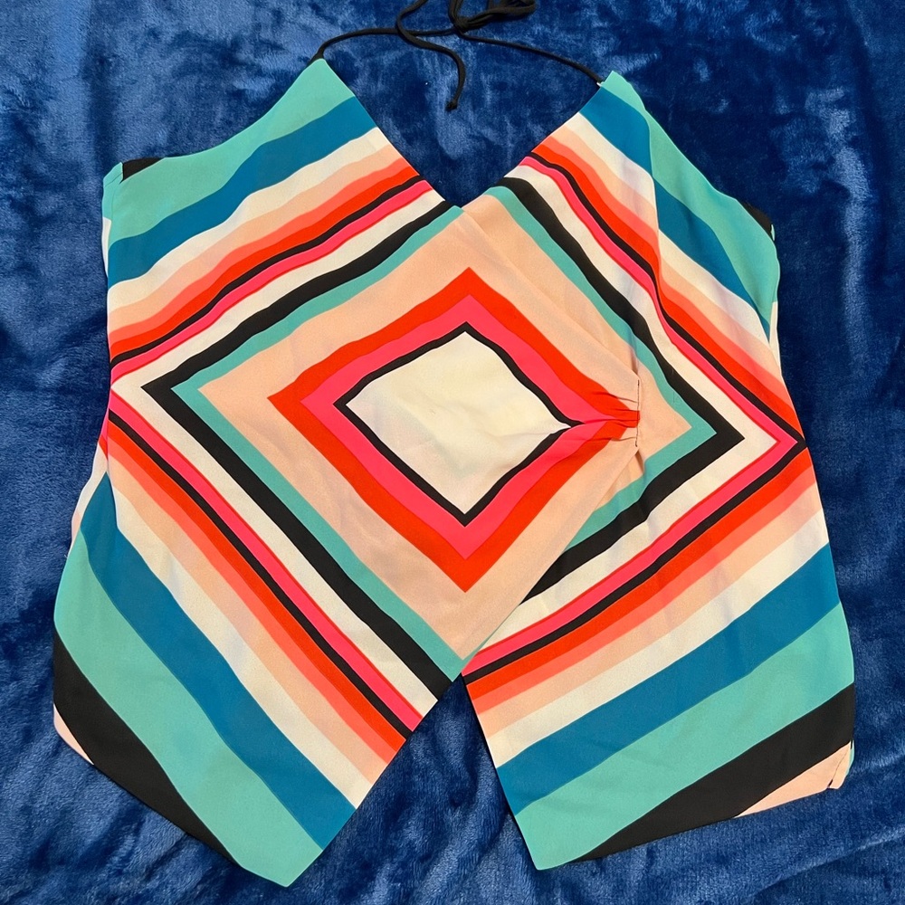 Multicolor Women's Halter Top